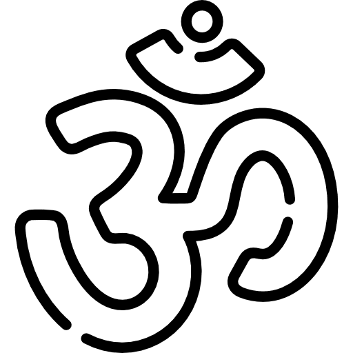 Om om shapes and symbols signs icon