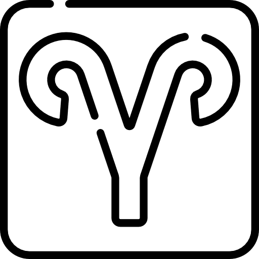 Aries aries zodiac esoteric icon