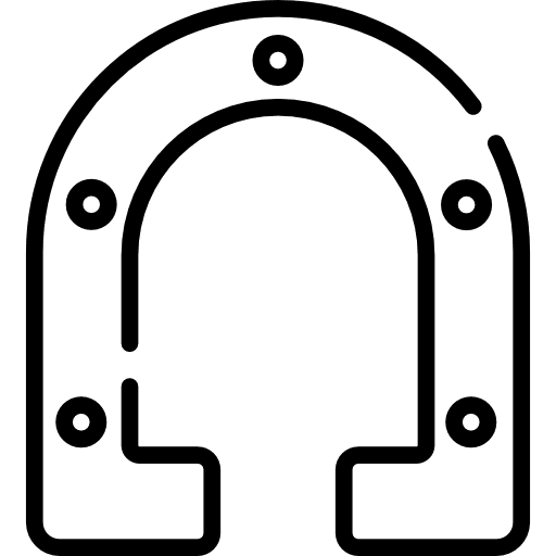 Horseshoe shapes and symbols astrology esoteric icon