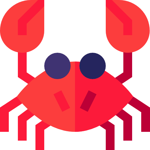 Crab animals crabs summer icon