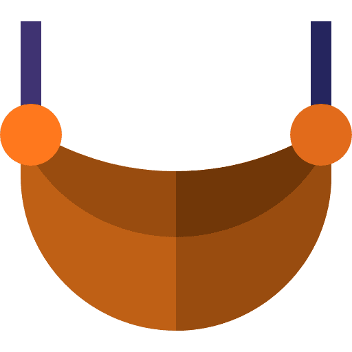 Hammock relaxing hammock lying icon