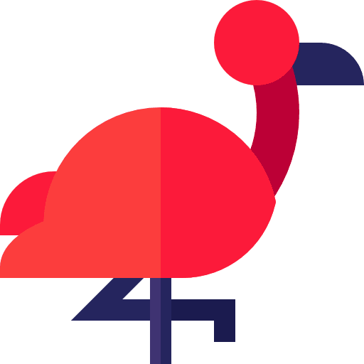 Flamingo wildlife animal kingdom animals icon