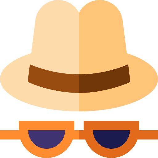 Hat fashion summer sunglasses icon