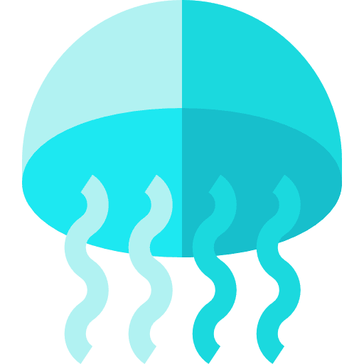 Medusa wildlife nature dangerous icon