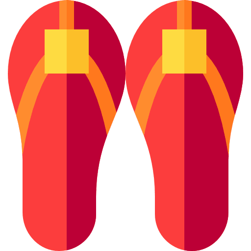 Sandals holidays travel summertime icon