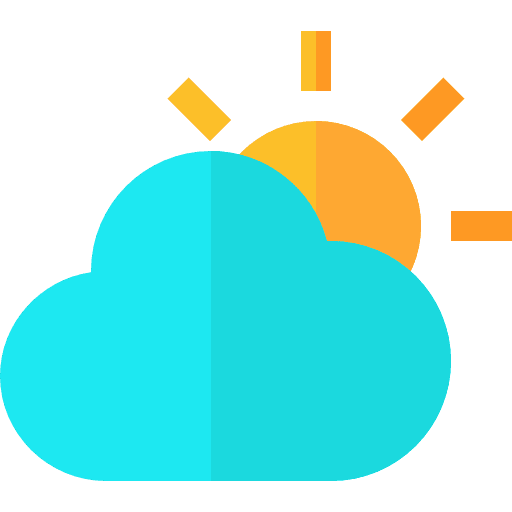 Sun sunny weather meteorology icon