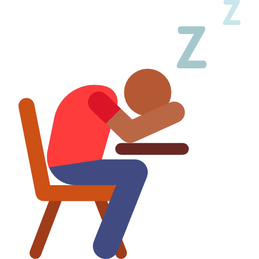 Sleeping sleeping humanpictos people icon