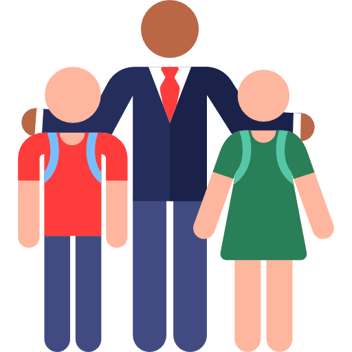 Teacher people student education icon