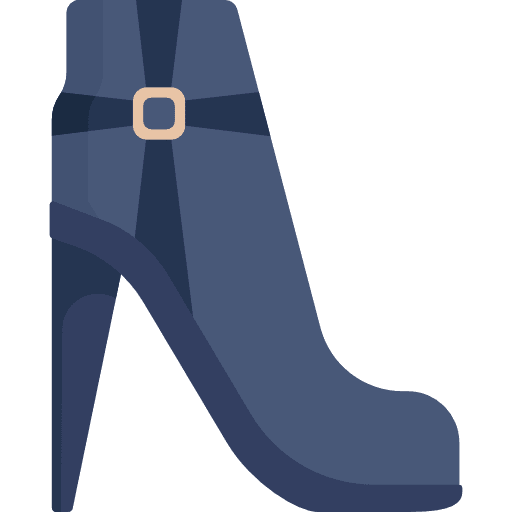 Boot fashion boot high heel icon