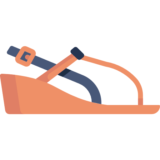 Sandals sandals shoes slipper icon