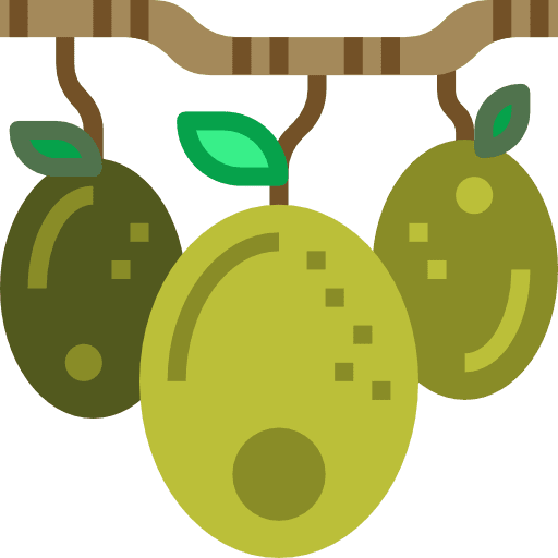 Olives food and restaurant healthy food organic icon