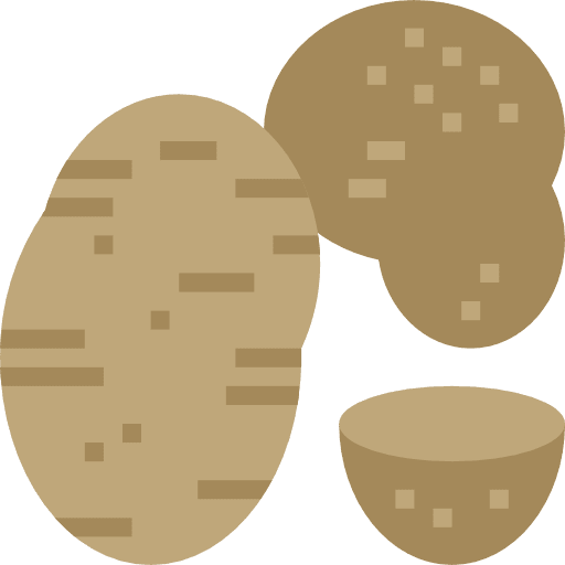 Potato organic diet potato icon