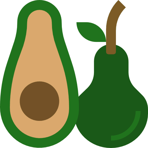 Avocado diet avocado nutrition icon
