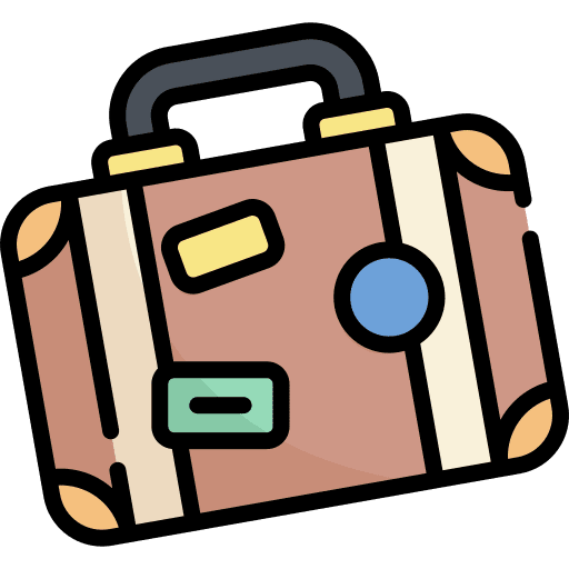 Luggage travelling travel luggage icon