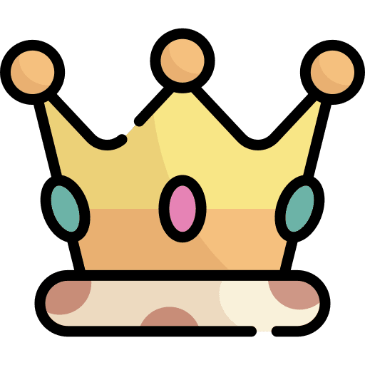 Crown crown tools and utensils chess piece icon