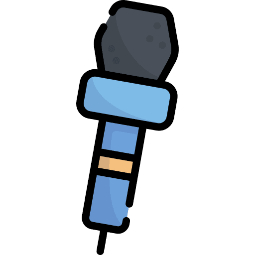 Microphone karaoke microphone technology icon