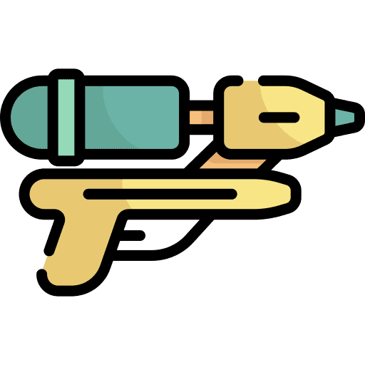 Water gun holidays kid and baby water gun icon