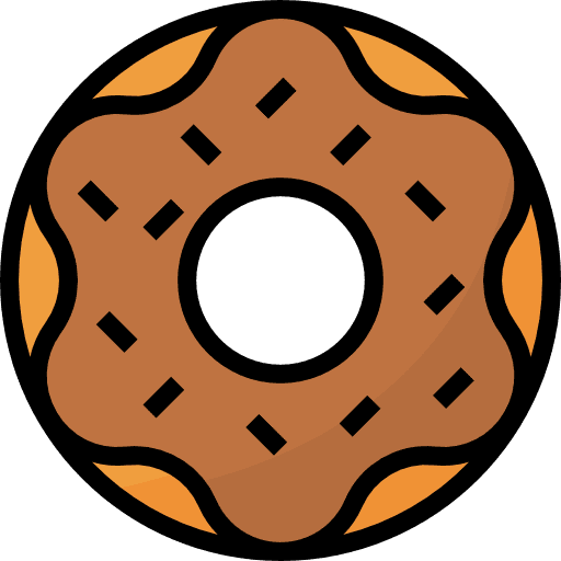Donut dessert donuts food icon
