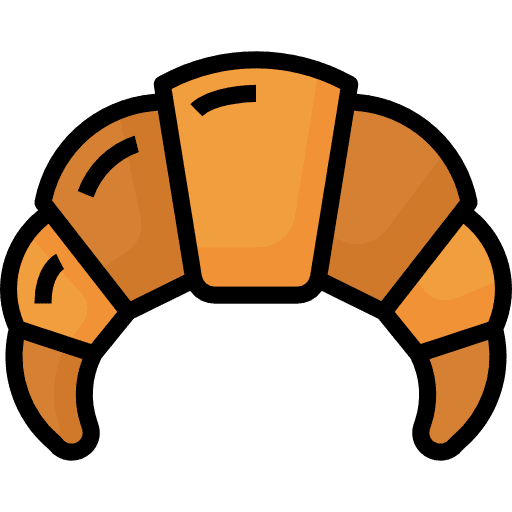 Croissant french bread croissant icon