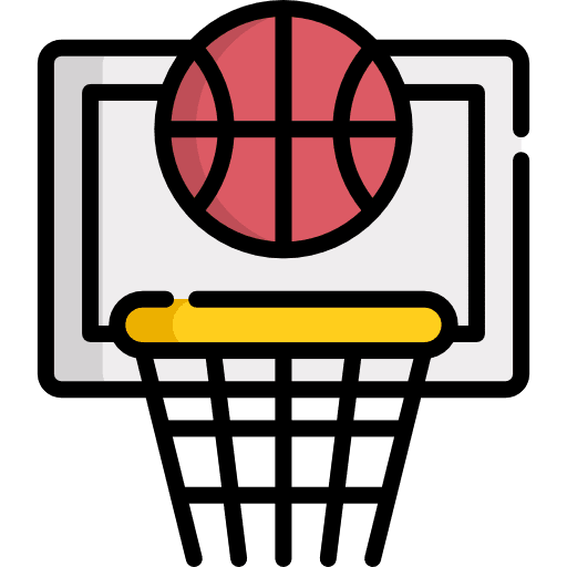 Basketball ball sports and competition sports icon