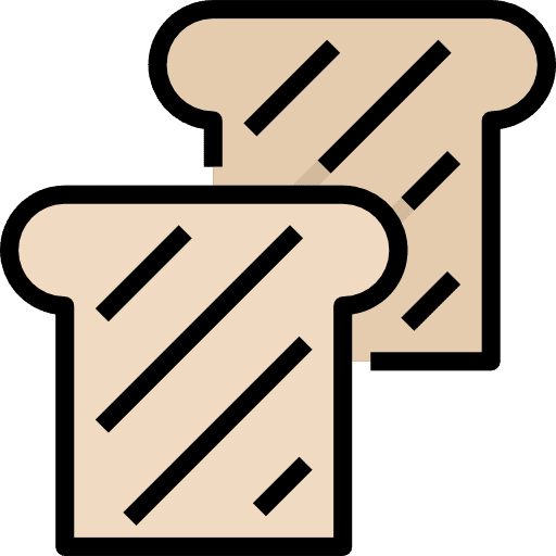 Bread food bakery bread icon