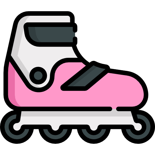 Roller skate skate leisure hobbies and free time icon