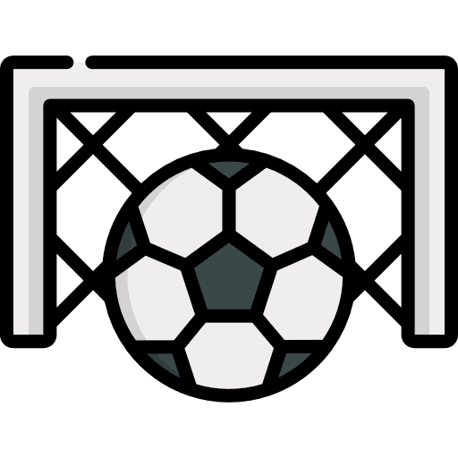Soccer football sports ball goal icon