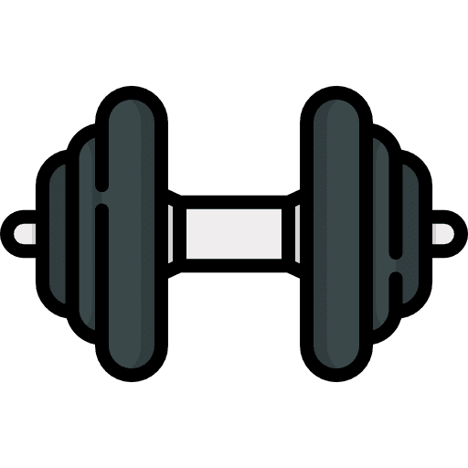 Dumbbell weights gym dumbbell icon