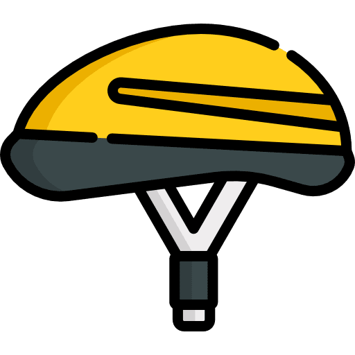 Helmet sports cycling biking icon