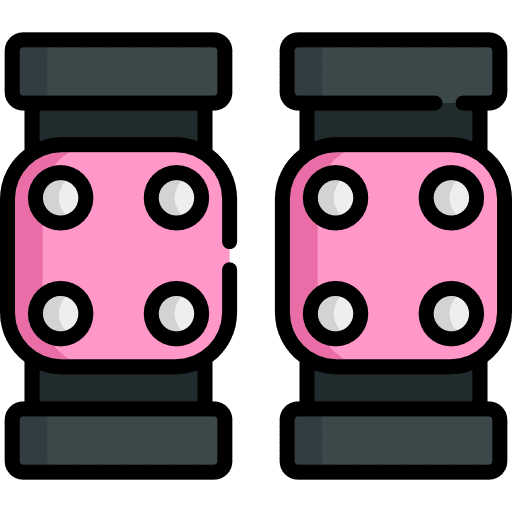 Pad elbow sports and competition pad icon