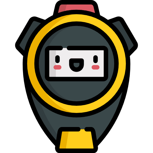 Stopwatch time and date timer interface icon