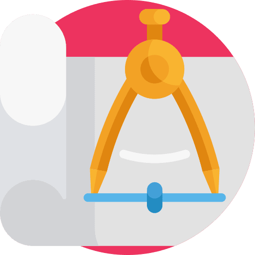 Compass edit tools drawing school materials icon