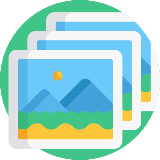 Pictures sunny picture mountain icon