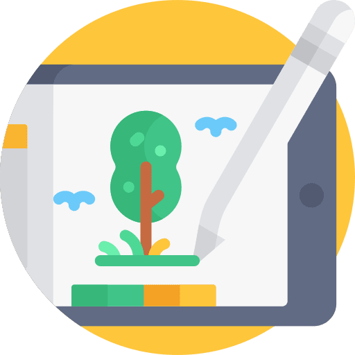 Ipad electronic touch screen ipad icon