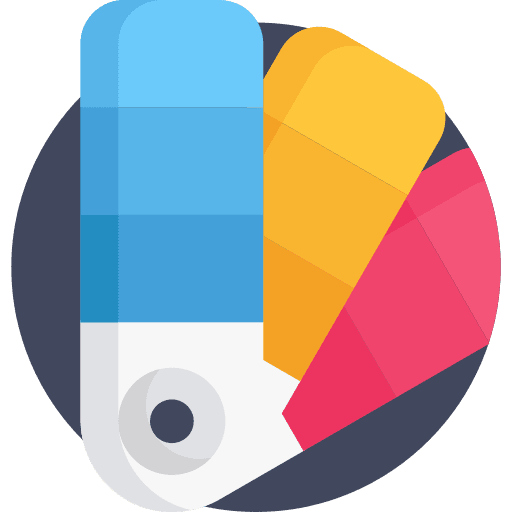 Pantone colors paints color palette icon