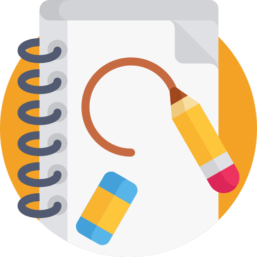 Sketchbook rubber sketchbook pen icon