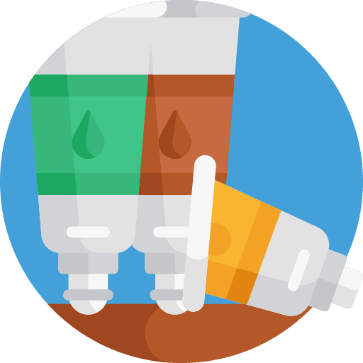 Paint tube art artistic paint icon