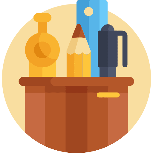 Pencil case edit tools art and design pencils icon