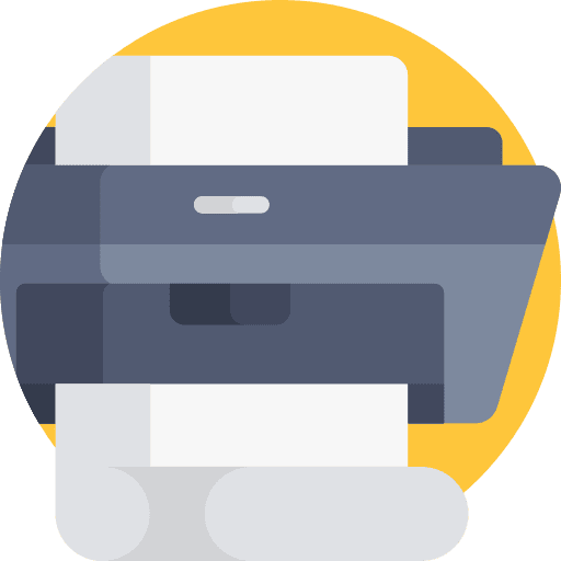 Printer technology printing printer icon