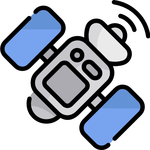 Satellite signal wireless connectivity connection icon