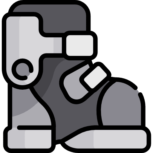 Boot ski skiing sports icon