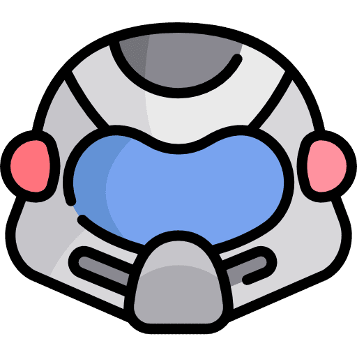 Helmet space astronomy professions and jobs icon