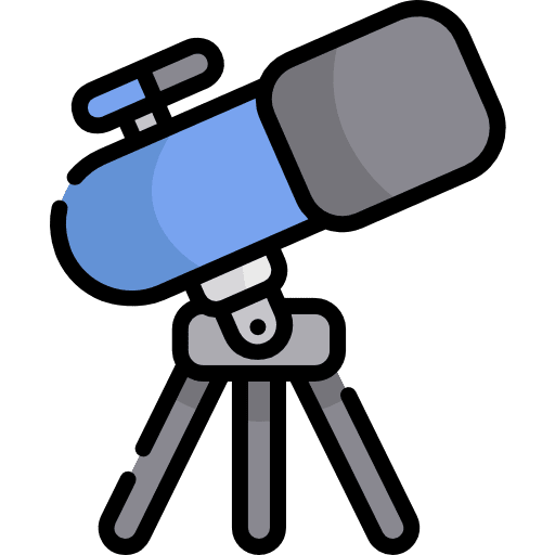 Telescope education miscellaneous telescope icon