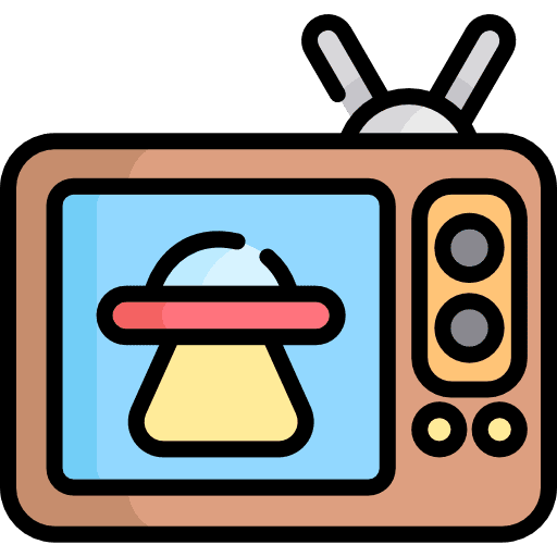 Tv communications technology electronics icon
