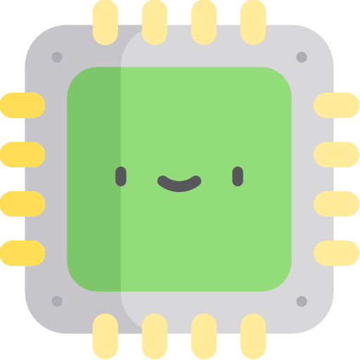 Chip chip elecronics technology icon