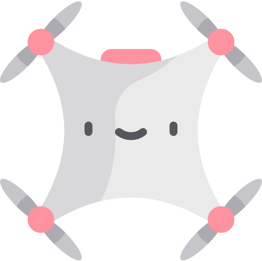Drone remote control communications transportation icon