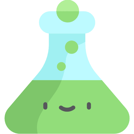 Flask tools and utensils test tube chemical icon