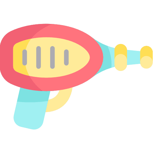 Laser blaster science fiction miscellaneous icon
