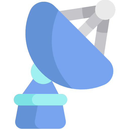 Antenna satellite antenna radio antenna icon