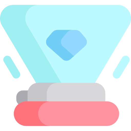 Hologram electric laptop electronics icon